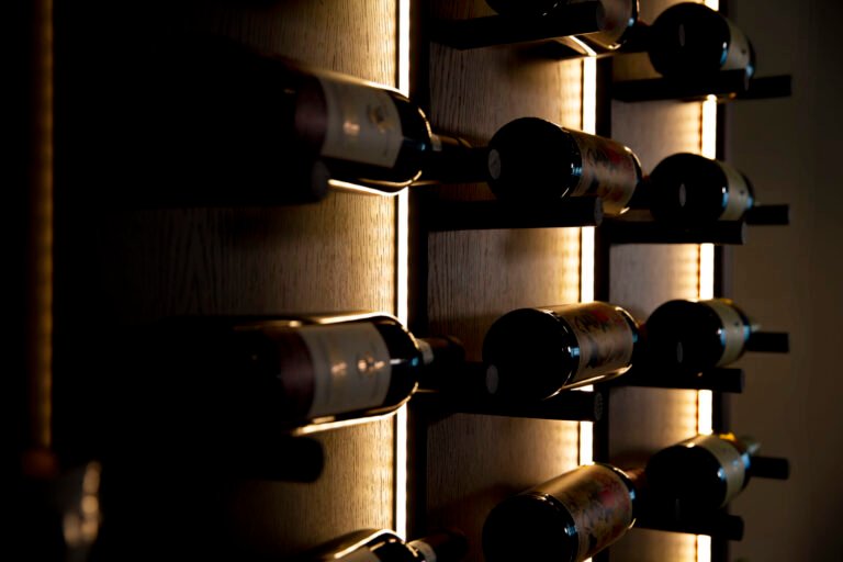 Wine room in small space
